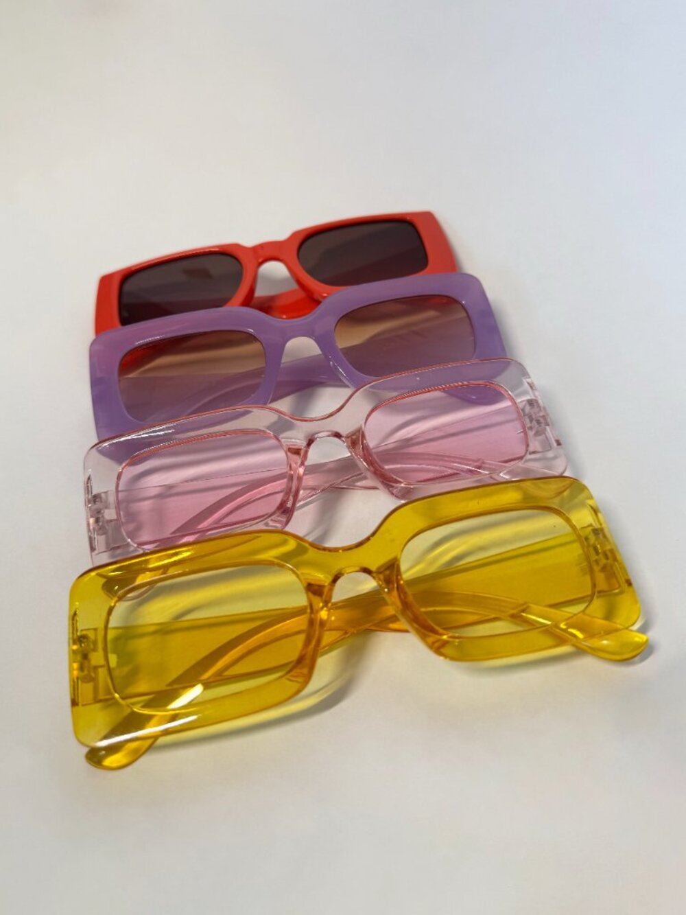 Colorful Square Sunglasses Party Pack